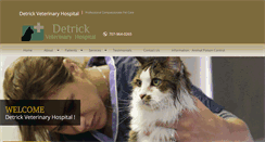 Desktop Screenshot of detrickvet.com