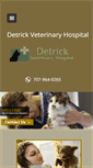 Mobile Screenshot of detrickvet.com